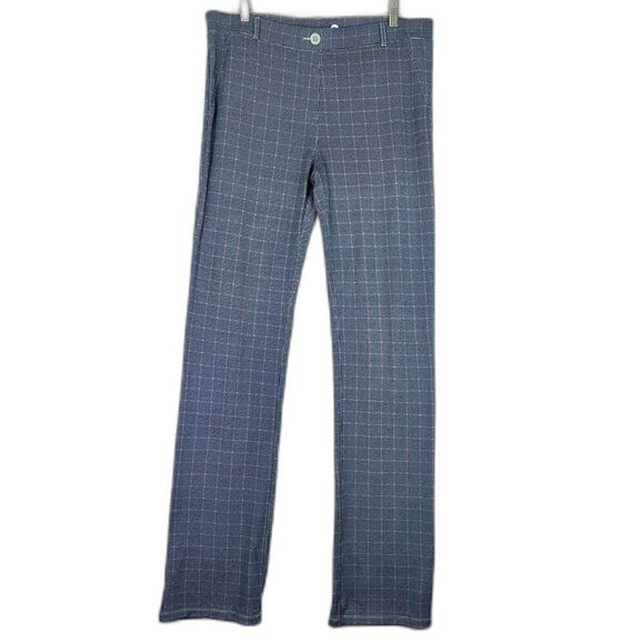 Betabrand Straight Leg Classic Dress Pant Yoga Pant XL Long Houndstooth Plaid - Picture 1 of 8